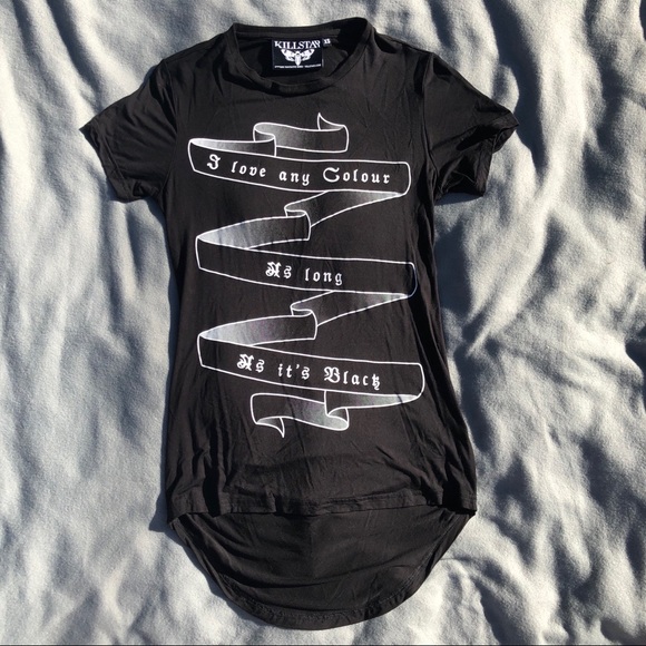 Killstar “Fact” Open back shirt - XS - Picture 2 of 5